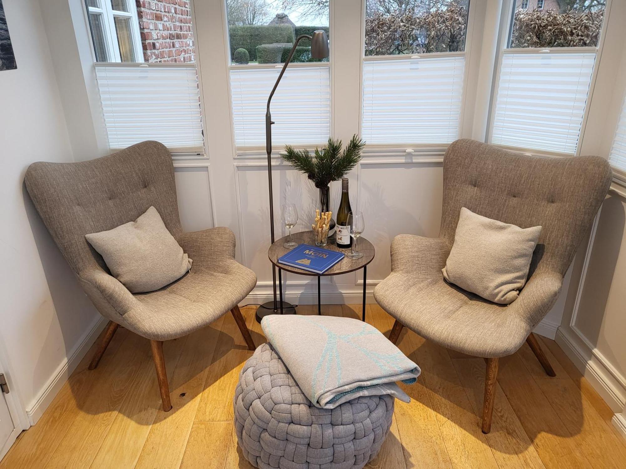 Ferienwohnung 1 Im Reetdachhaus Muehlenhof Sankt Peter-Ording Luaran gambar