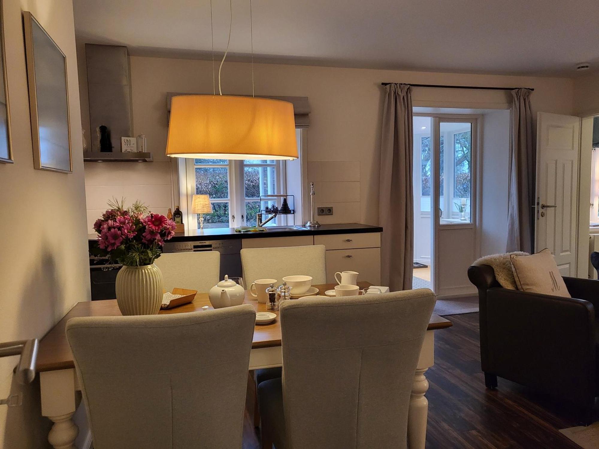 Ferienwohnung 1 Im Reetdachhaus Muehlenhof Sankt Peter-Ording Luaran gambar